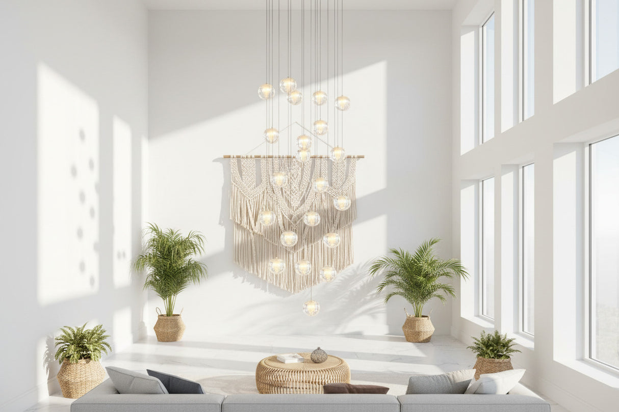 Crystal Ball Staircase Chandelier: Enhancing Your Space-ChandeliersDecor.com