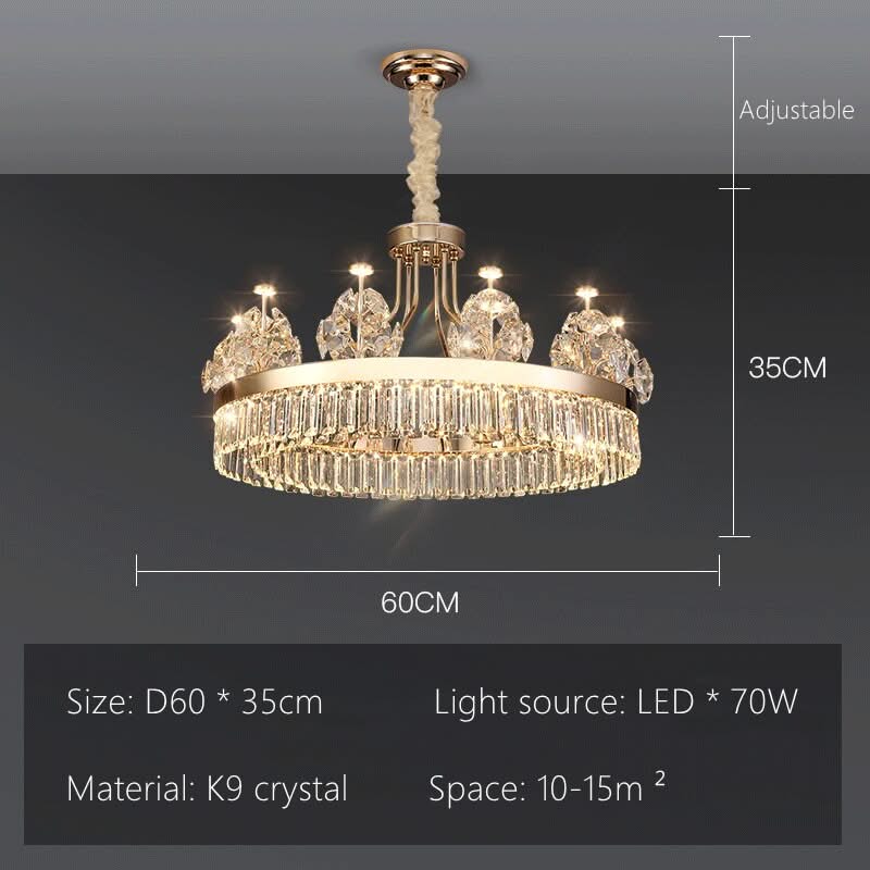 ChandeliersDecor.com-Chandeliers-Crystal Ceiling Grand Chandelier: Elegant Lighting Fixture