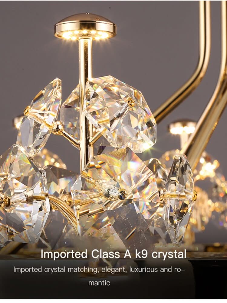 ChandeliersDecor.com-Chandeliers-Crystal Ceiling Grand Chandelier: Elegant Lighting Fixture