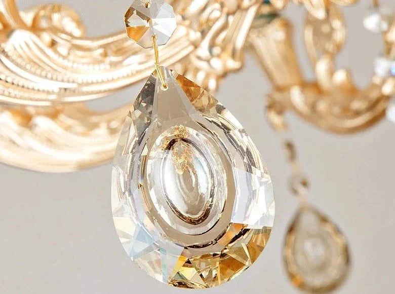 Crystal Ceramic Tier Chandelier - Elevate Your Space with Timeless Elegance-ChandeliersDecor.com