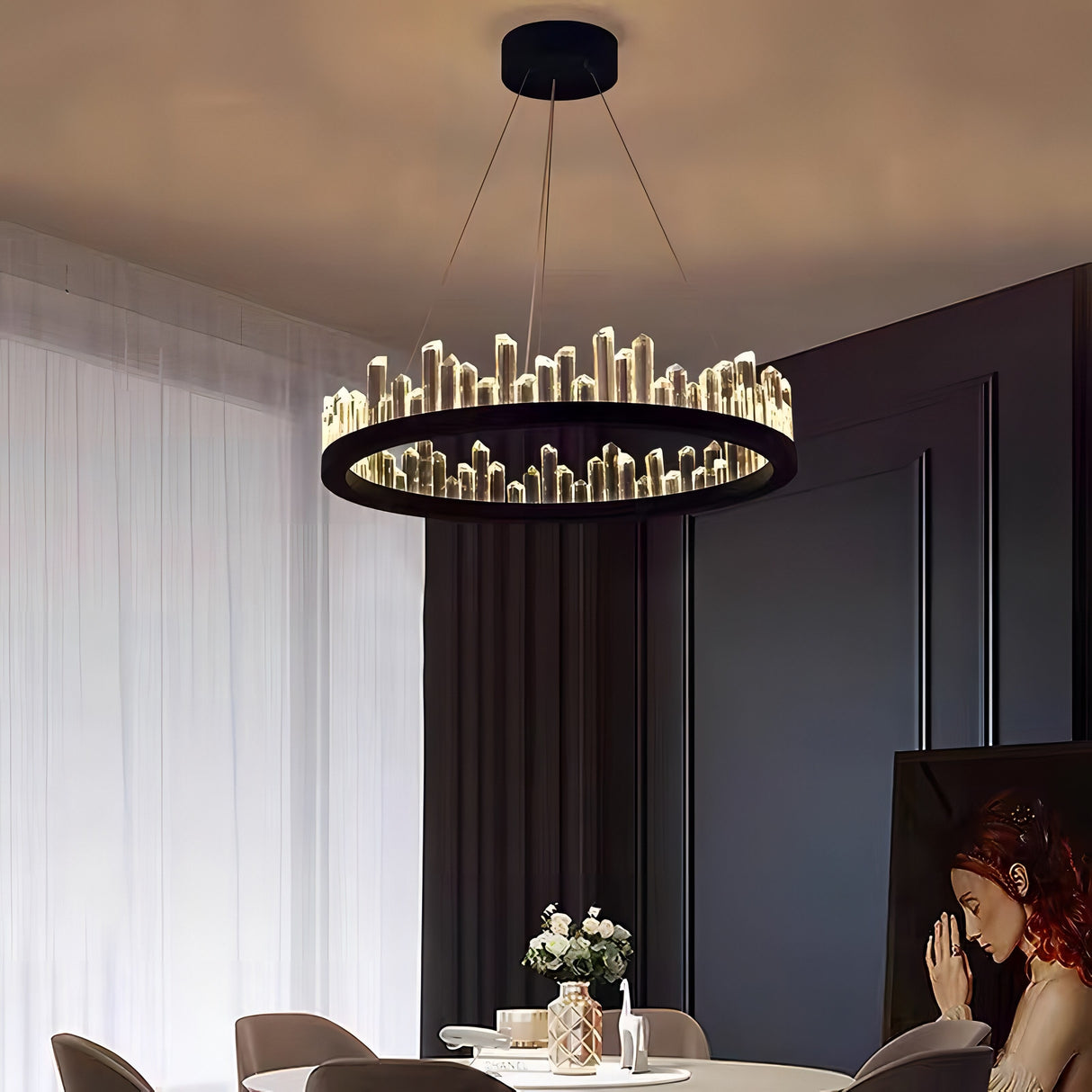 ChandeliersDecor.com-Chandeliers-Crystal Chandelier: Exquisite Lustre for Elegant Spaces