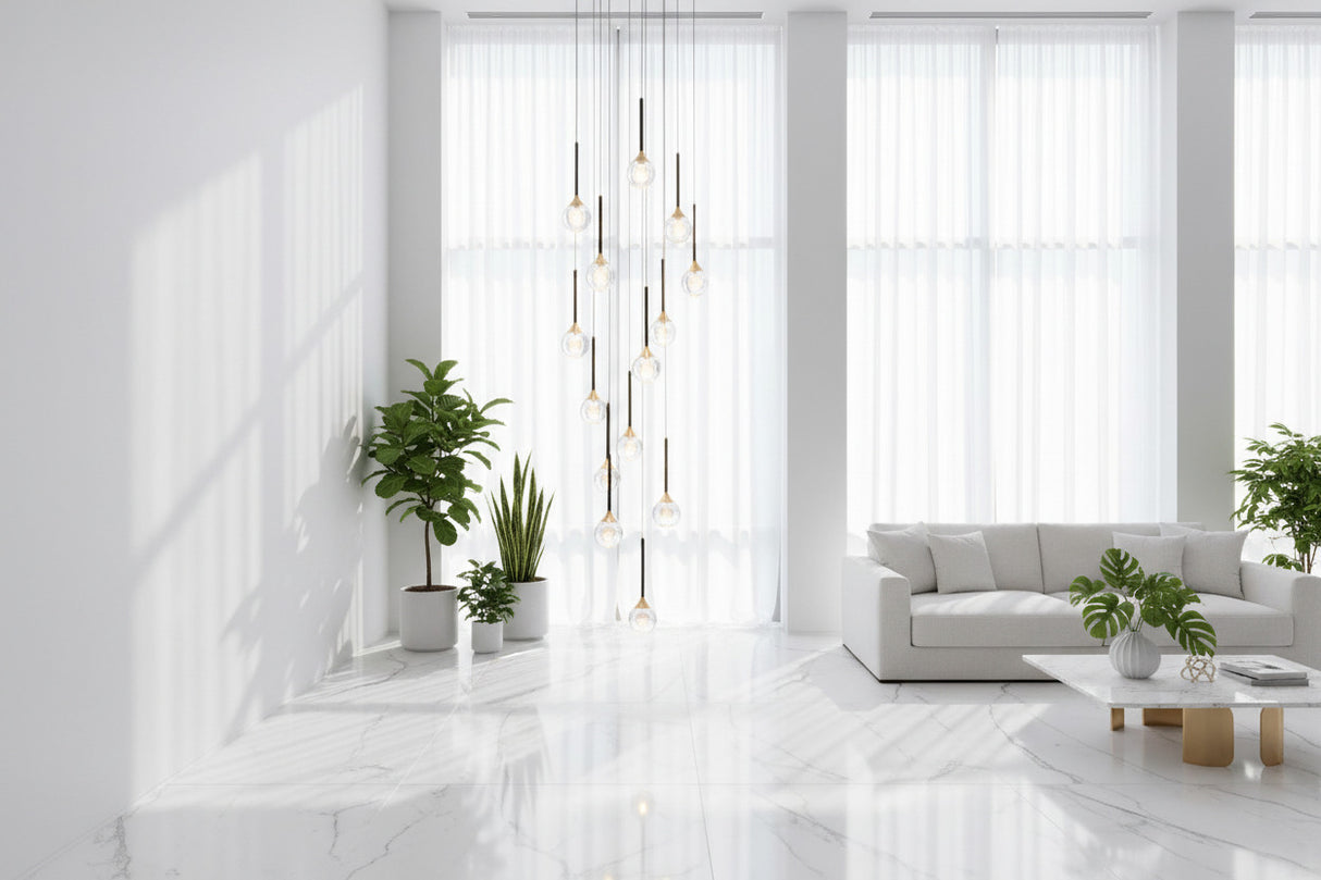 Crystal Drops Chandelier - Beautiful Lighting for Any Space-ChandeliersDecor.com