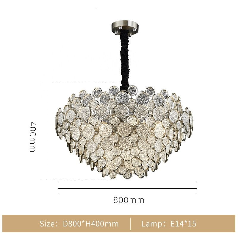 ChandeliersDecor.com-Chandeliers-Crystal Glass Chandelier – Illuminate with Elegance