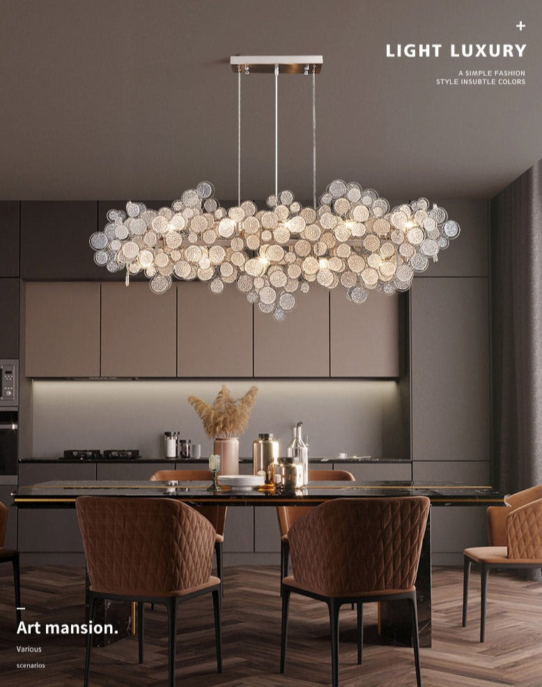 ChandeliersDecor.com-Chandeliers-Crystal Glass Chandelier – Illuminate with Elegance