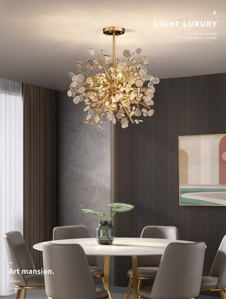 Crystal Glass Chandelier – Illuminate with Elegance-ChandeliersDecor.com
