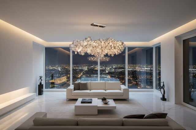 Crystal Glass Chandelier – Illuminate with Elegance-ChandeliersDecor.com