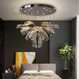 ChandeliersDecor.com-Chandeliers-Crystal Glass Petals Chandelier: Elegant Lighting Fixtures