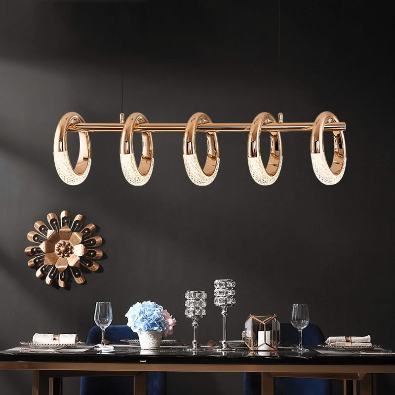 Crystal Loops Hanging Light – Illuminate in Style!-ChandeliersDecor.com