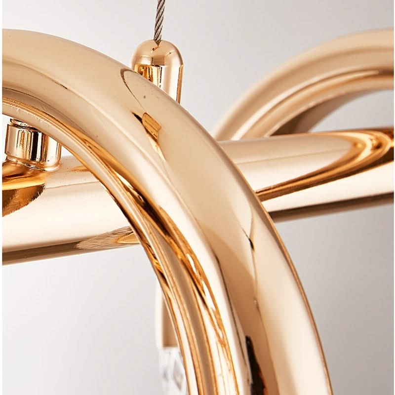 Crystal Loops Hanging Light – Illuminate in Style!-ChandeliersDecor.com