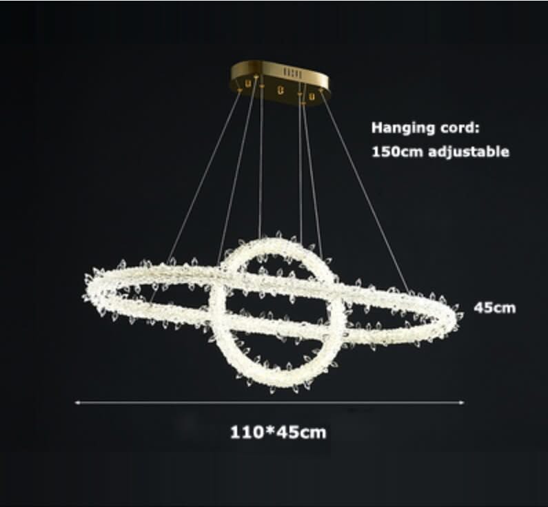 Crystal Ring Chandelier: Dazzling Lighting Fixture-ChandeliersDecor.com