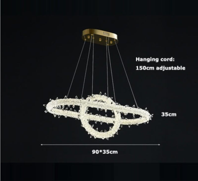 Crystal Ring Chandelier: Dazzling Lighting Fixture-ChandeliersDecor.com