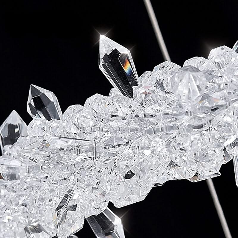 Crystal Ring Chandelier: Dazzling Lighting Fixture-ChandeliersDecor.com