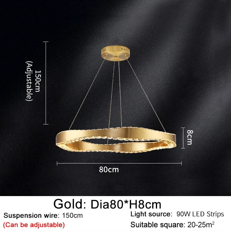 Crystal Ring Chandelier: Exquisite Lighting Décor-ChandeliersDecor.com