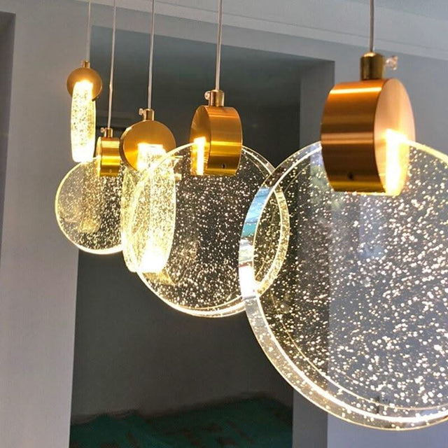 ChandeliersDecor.com-Staircase Chandelier-Crystal Rings Staircase Chandelier: Premium Lighting