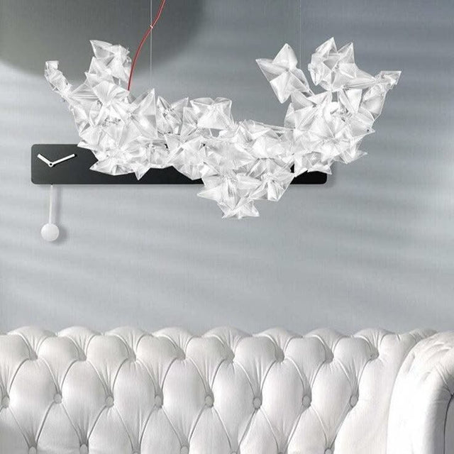 ChandeliersDecor.com-Kitchen Island-Crystal Stars Chandelier: Radiate Elegance and Brilliance