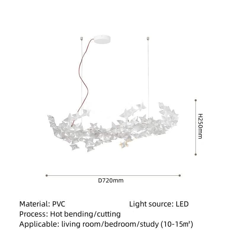 ChandeliersDecor.com-Kitchen Island-Crystal Stars Chandelier: Radiate Elegance and Brilliance