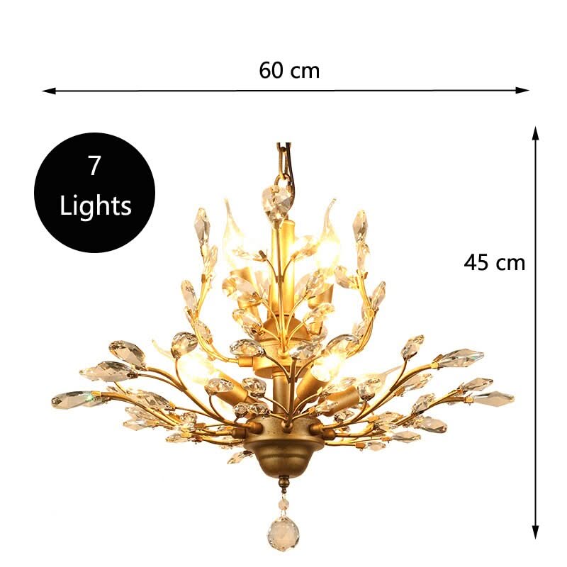 Crystal Tree Chandelier: Elegant Lighting Fixture-ChandeliersDecor.com