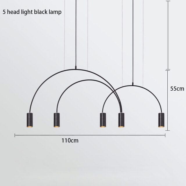 Curve Hanging Light - Illuminate in Style-ChandeliersDecor.com