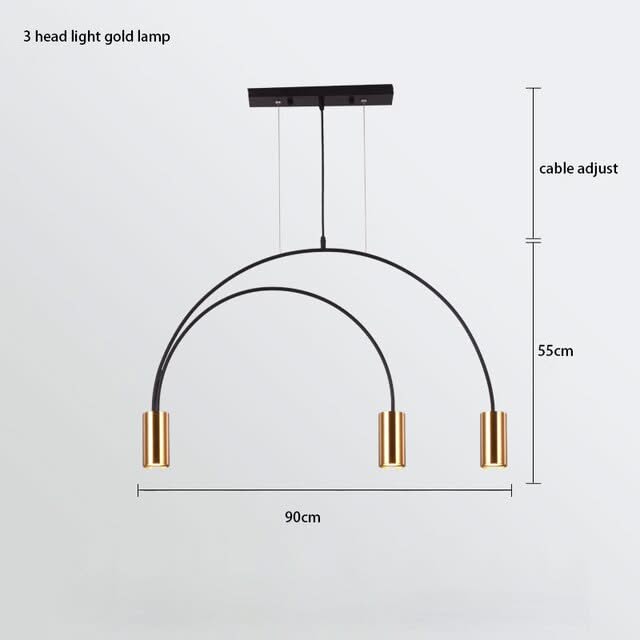 Curve Hanging Light - Illuminate in Style-ChandeliersDecor.com