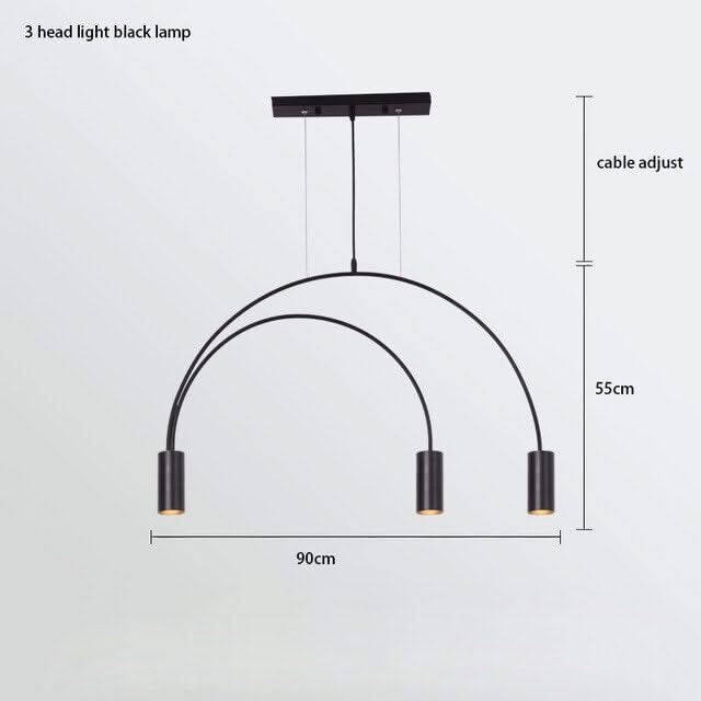 Curve Hanging Light - Illuminate in Style-ChandeliersDecor.com