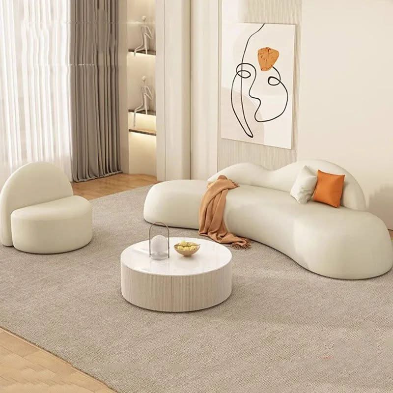 Curved Grande Sofa Set - Luxury at its Peak-ChandeliersDecor.com