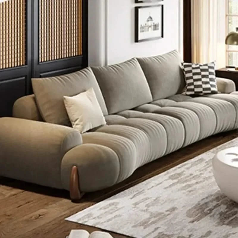 Curved Luxo Living Room Sofa Set-ChandeliersDecor.com