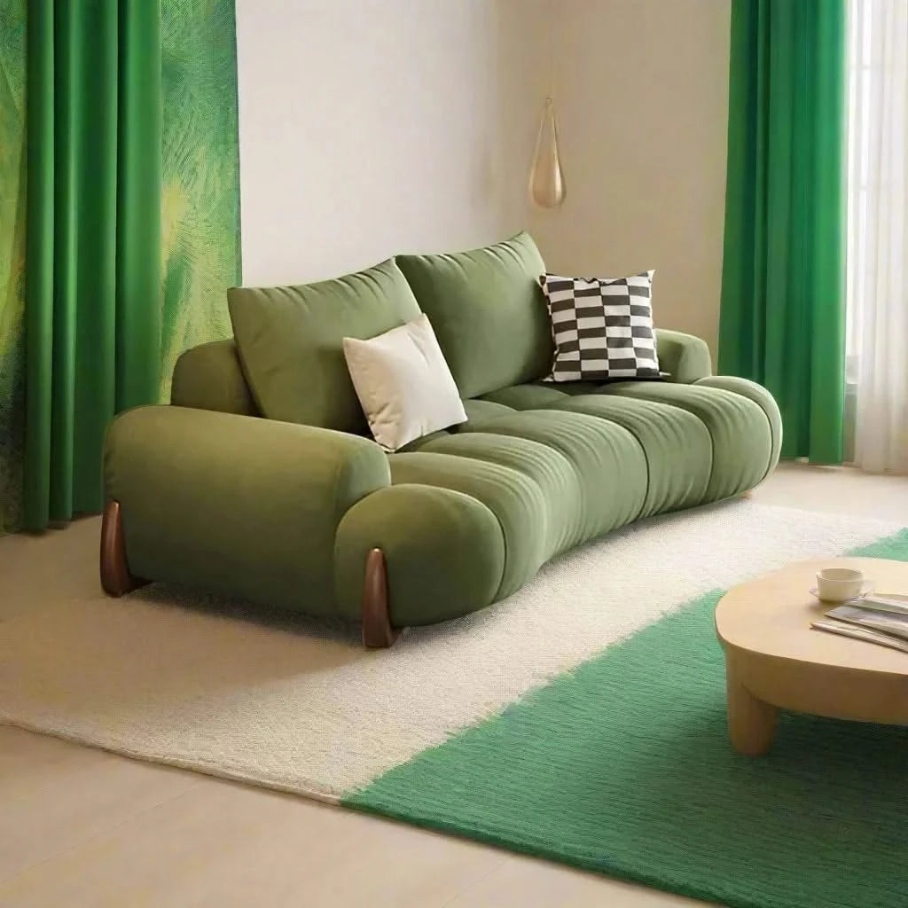 Curved Luxo Living Room Sofa Set-ChandeliersDecor.com