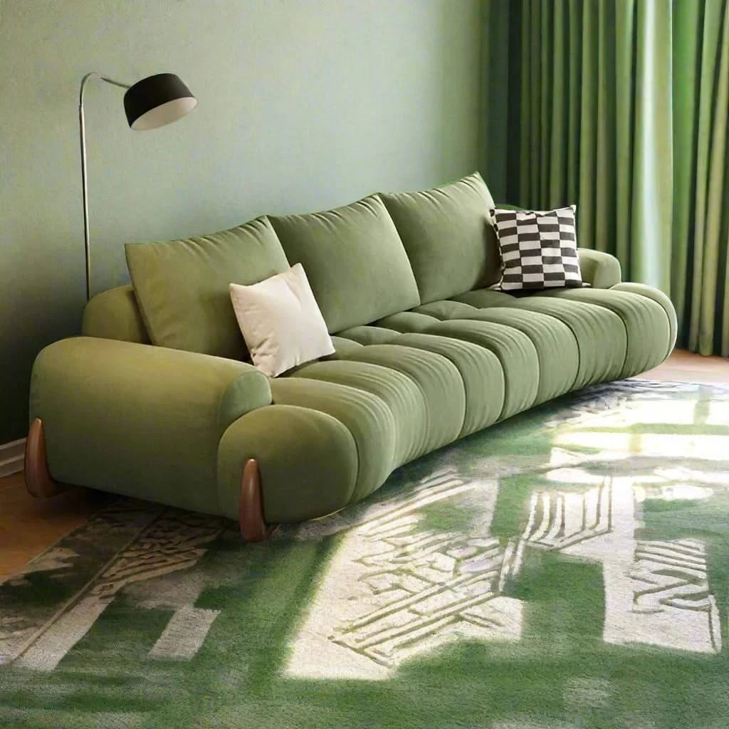 Curved Luxo Living Room Sofa Set-ChandeliersDecor.com