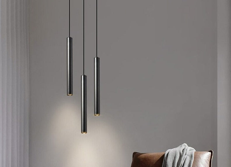 ChandeliersDecor.com-Staircase Chandelier-Cylindrical Pendant Staircase Chandelier