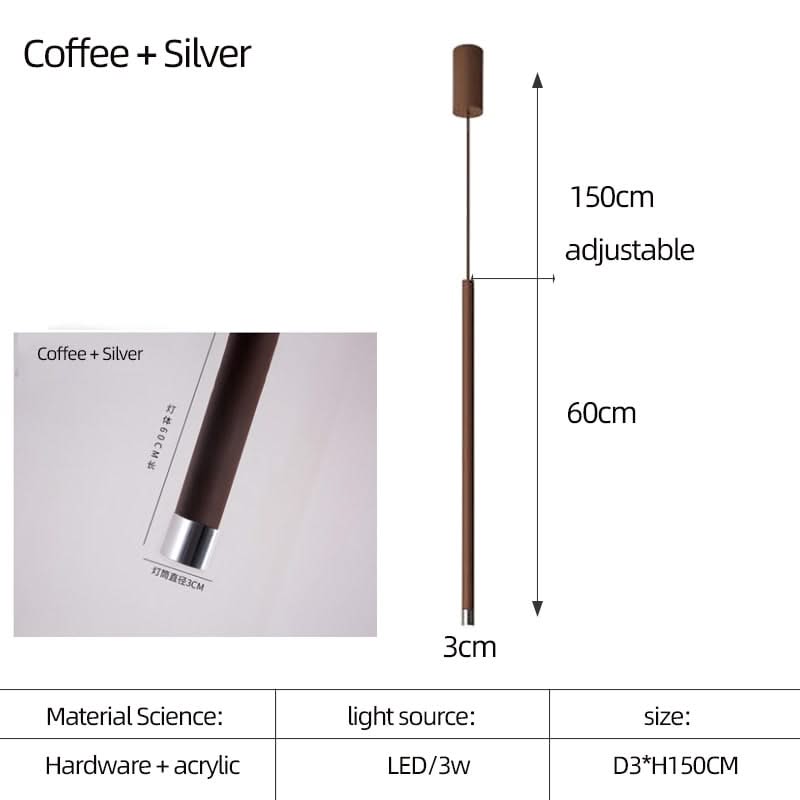 Cylindrical Two Color LED Chandelier - Dazzling Illumination-ChandeliersDecor.com