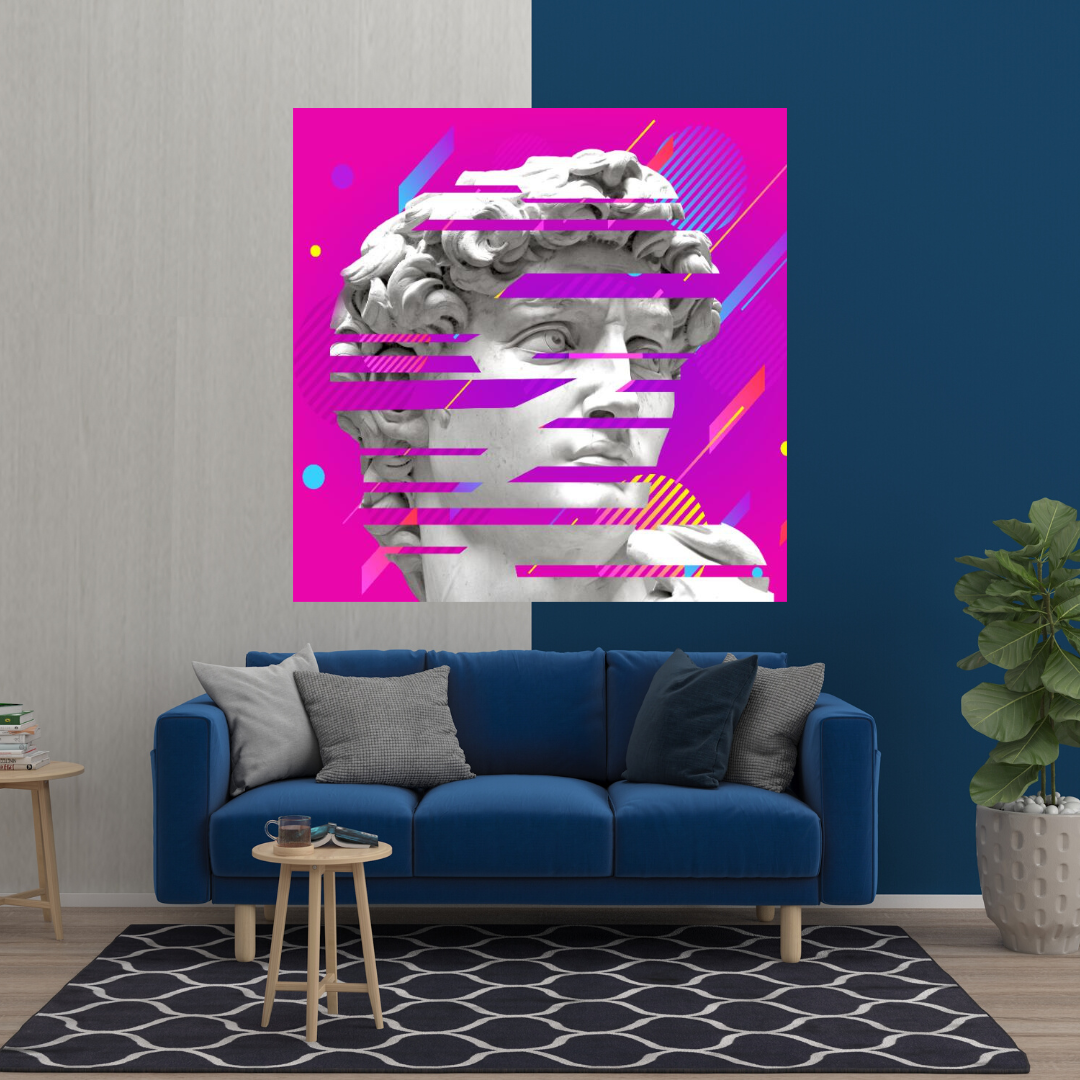 ChandeliersDecor.com-Wall Posters-David Sculpture Canvas Wall Art