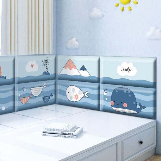 ChandeliersDecor.com-Padded Walls-Deep Sea Divers Kids Wall Padded Safety Cushions