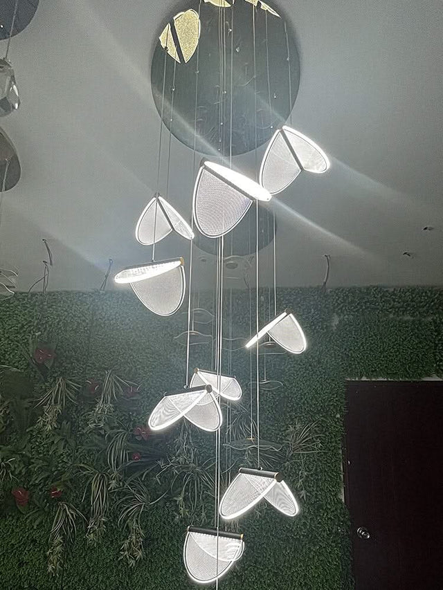 Deluxe Acrylic Blade Chandelier-ChandeliersDecor.com