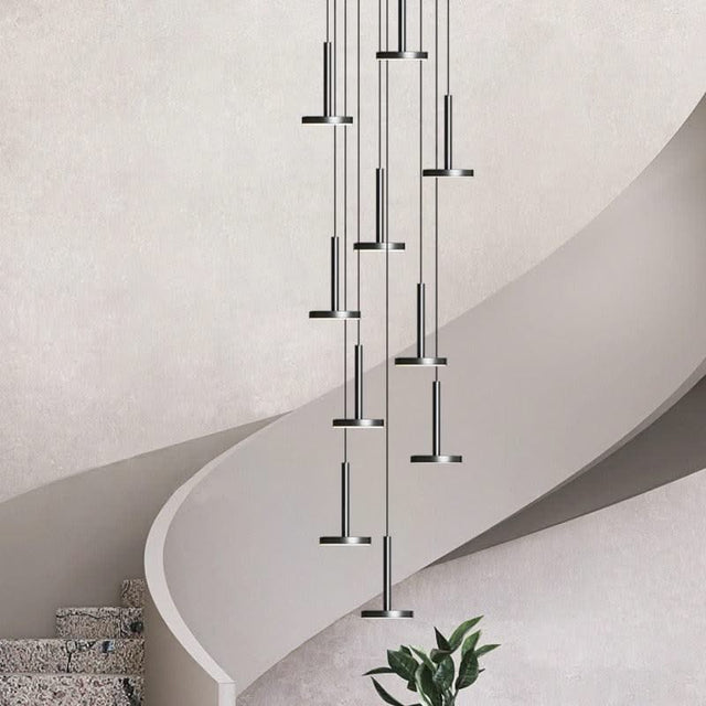 ChandeliersDecor.com-Staircase Chandelier-Designer Arc Luxury Staircase Chandelier