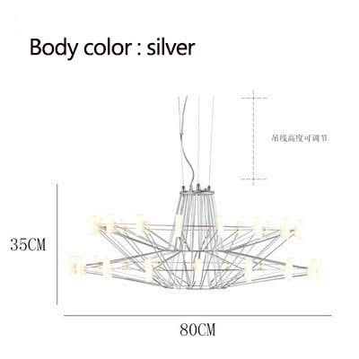 Designer Coppelia LED Chandelier - Exquisite Illumination-ChandeliersDecor.com