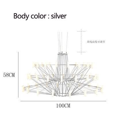 Designer Coppelia LED Chandelier - Exquisite Illumination-ChandeliersDecor.com