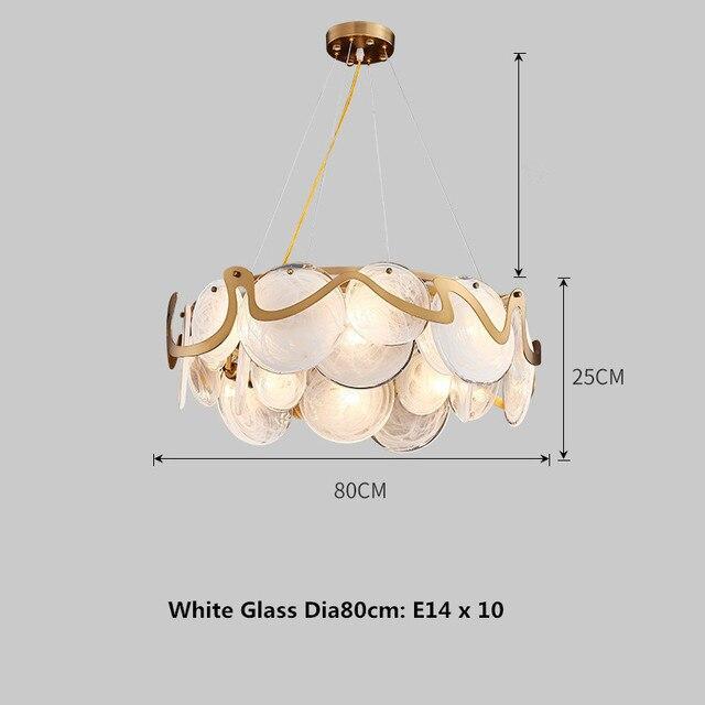 ChandeliersDecor.com-Kitchen Island-Designer Glass Chandelier: Elevate Your Space