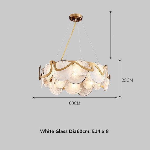 ChandeliersDecor.com-Kitchen Island-Designer Glass Chandelier: Elevate Your Space