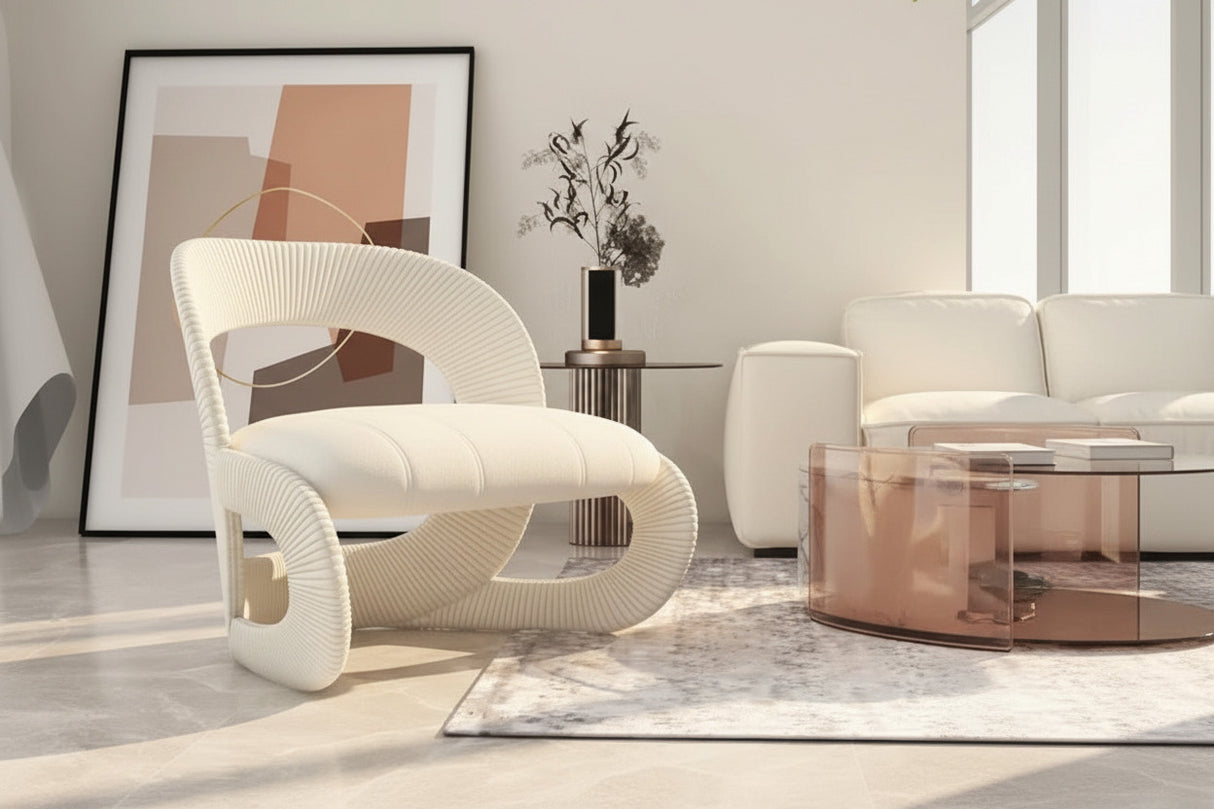 Designer Italian Maxera Sofa Chair-ChandeliersDecor.com