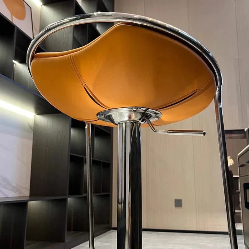 Designer Leather Kitchen Island Counter Stool-ChandeliersDecor.com