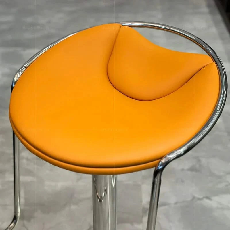 Designer Leather Kitchen Island Counter Stool-ChandeliersDecor.com