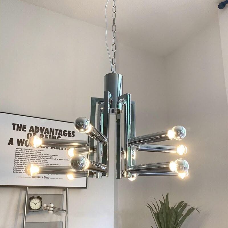 ChandeliersDecor.com-Chandeliers-Designer LED Chrome Hanging Light Chandelier