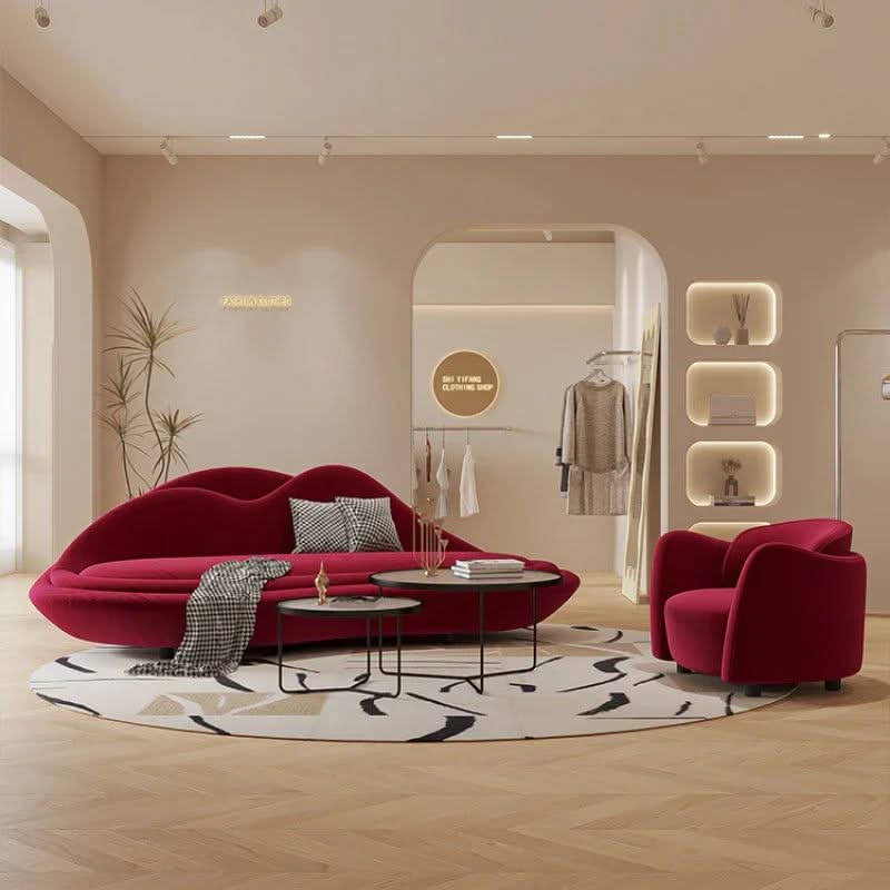 Designer Lips Sofa Set – Ultimate Luxury-ChandeliersDecor.com