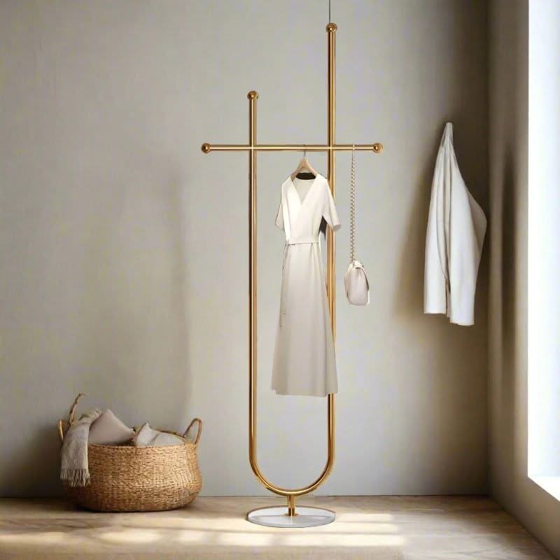 Designer Ropa Corner Clothes Hanging Organiser-ChandeliersDecor.com