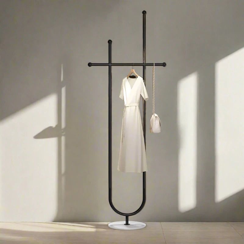 ChandeliersDecor.com-Drying Racks & Hangers-Designer Ropa Corner Clothes Hanging Organiser