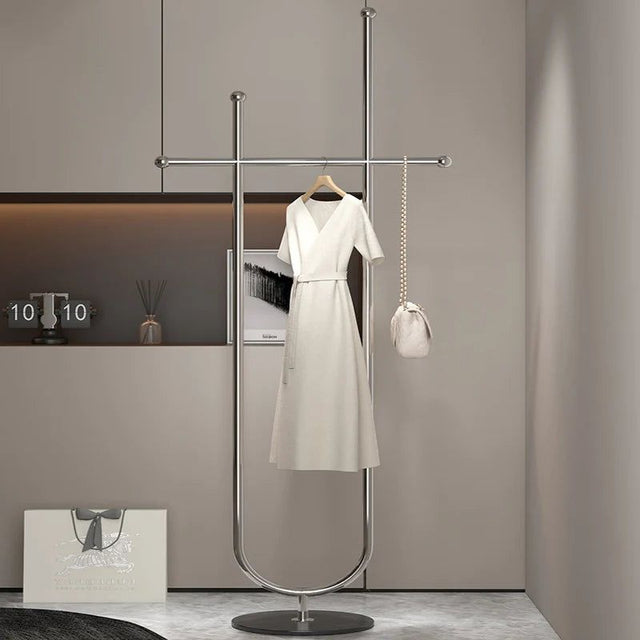 ChandeliersDecor.com-Drying Racks & Hangers-Designer Ropa Corner Clothes Hanging Organiser