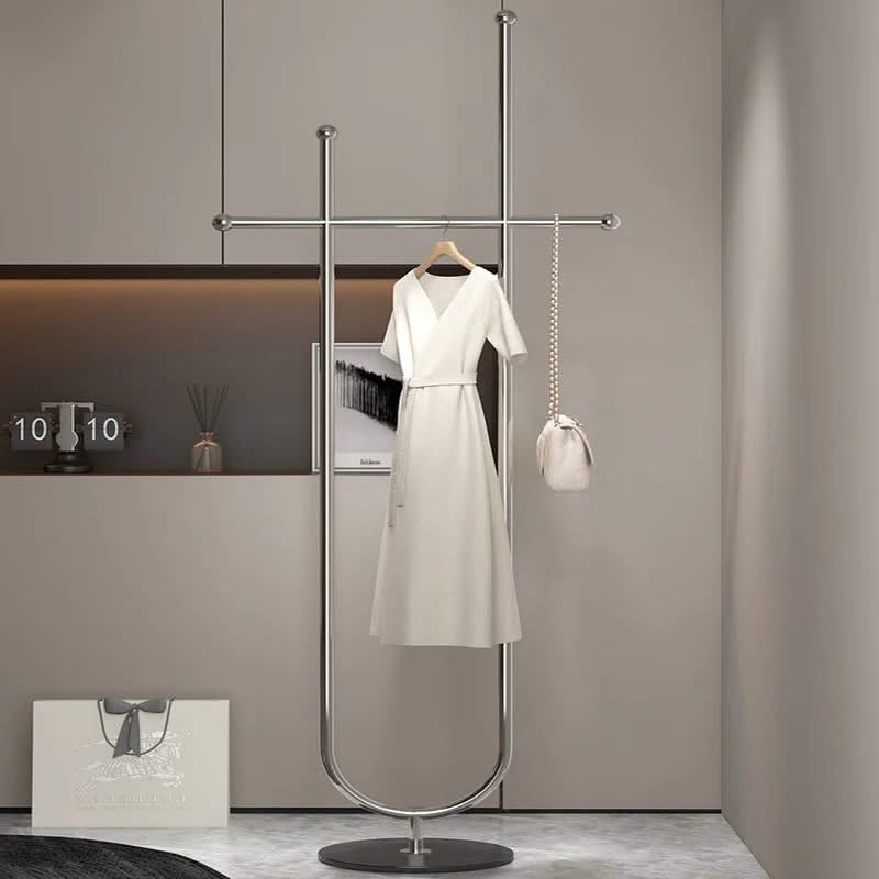 Designer Ropa Corner Clothes Hanging Organiser-ChandeliersDecor.com