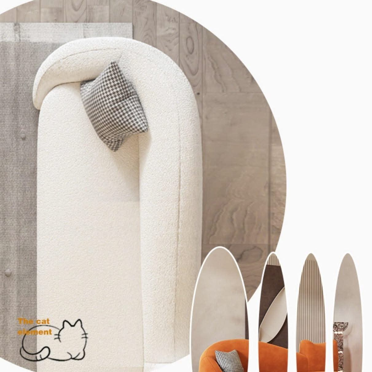 ChandeliersDecor.com-Sofa Set-Designer Soggiorno White Sofa Set: Exclusive Design