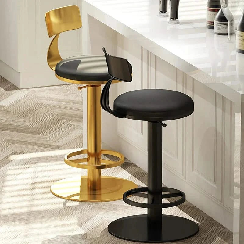 Designer Throne Gold Counter Chair Bar Stool-ChandeliersDecor.com