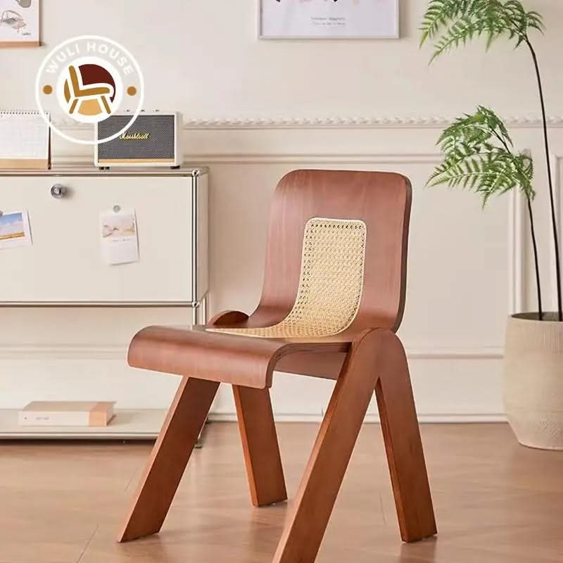 ChandeliersDecor.com-Dining Chairs-Designer Wabi Retro Rattan Dining Chair